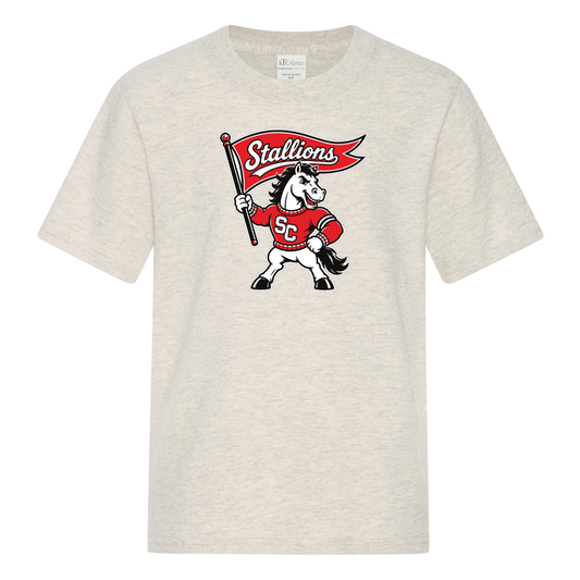 Cotton T-Shirt - Mascot Logo - Youth