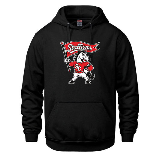 Cotton Fleece Hoodie - Mascot Logo