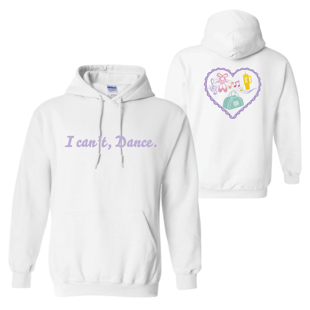 Cotton Fleece Hoodie - DLPC - I Can't