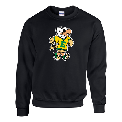 Fleece Crewneck -  Mascot Logo - Youth