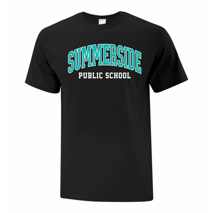 Cotton T-Shirt  - Text Logo