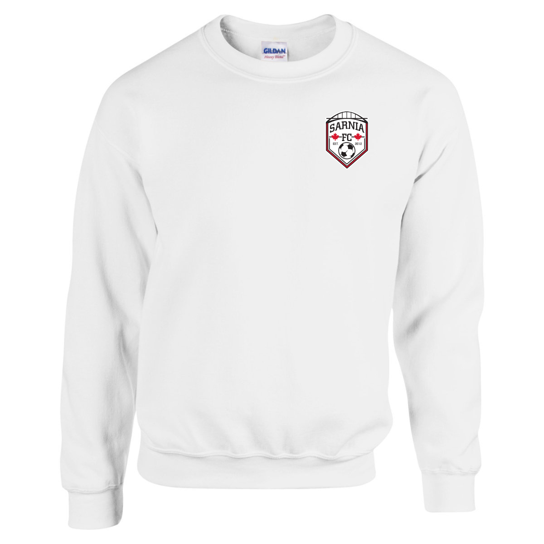 Cotton Crewneck -  Left Chest