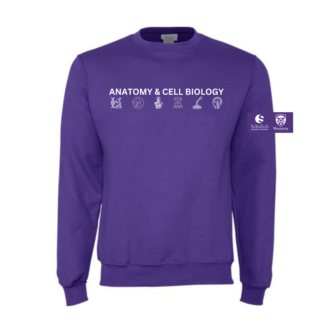 Cotton Fleece Crewneck - Academic Logo