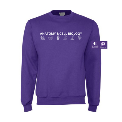 Cotton Fleece Crewneck - Academic Logo