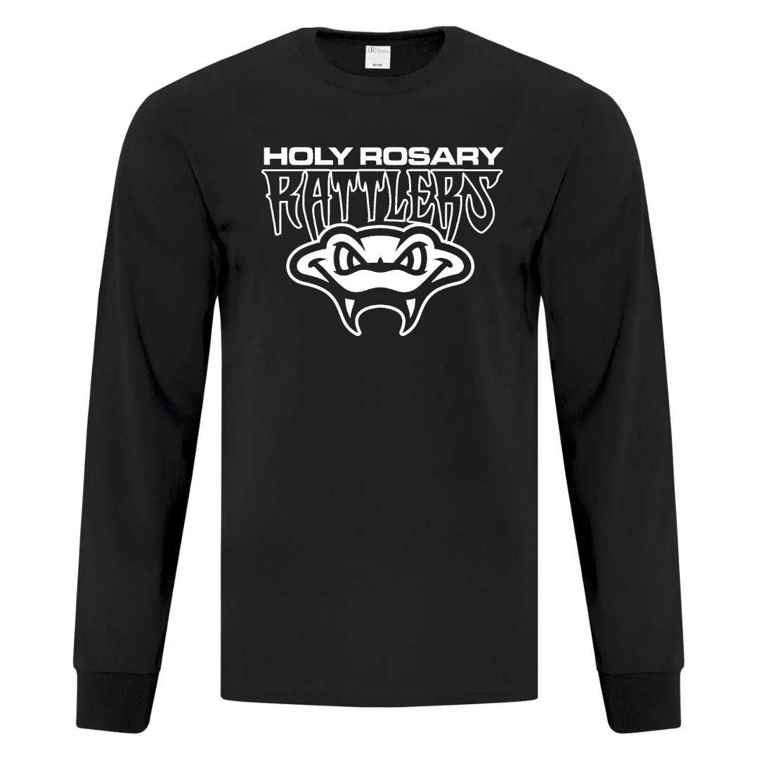 Cotton Longsleeve - 1 Colour Print - Youth