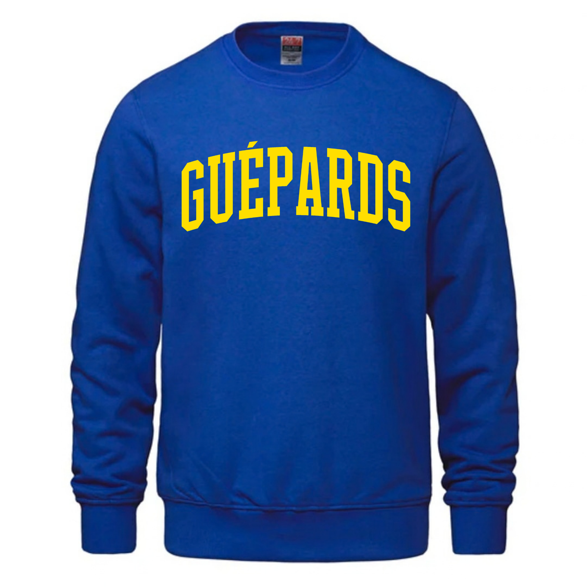 Cotton Fleece Crewneck - Sewn Text