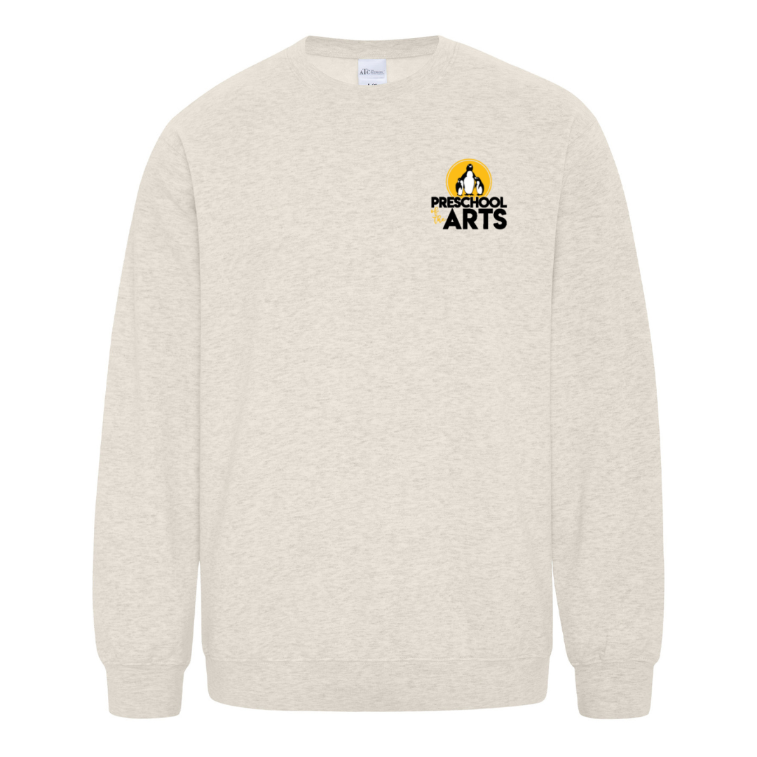 Cotton Fleece Crewneck - Left Chest Logo