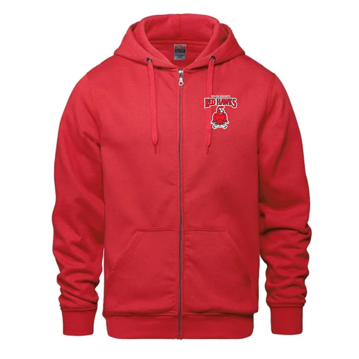 Cotton Fleece Full Zip Hoodie - Youth