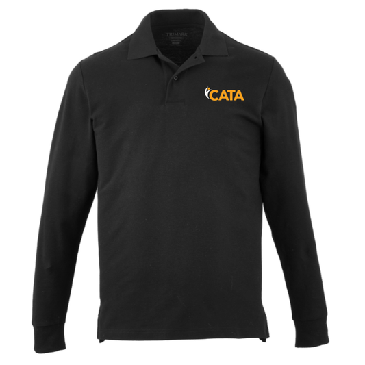 Longsleeve Pique Polo  - CATA/ACTS Logo