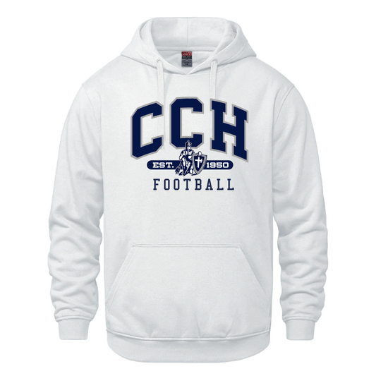 Cotton Hoodie - Sewn/Embroidered Logo