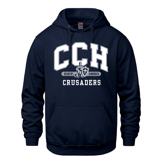 Cotton Hoodie - Sewn/Embroidered Logo