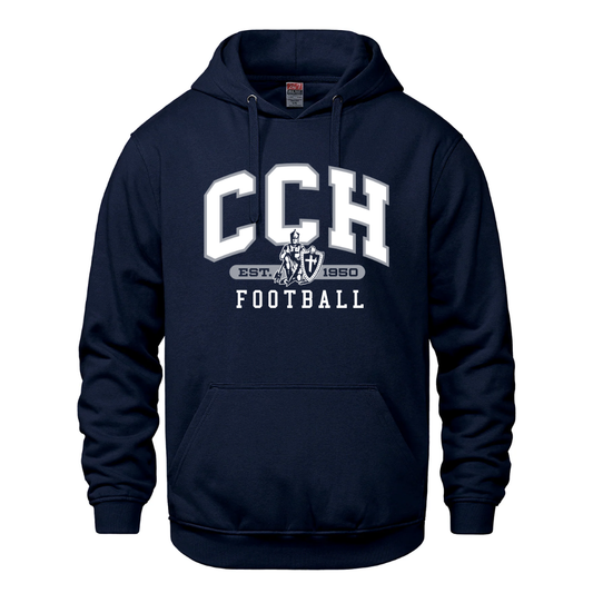 Cotton Hoodie - Sewn/Embroidered Logo
