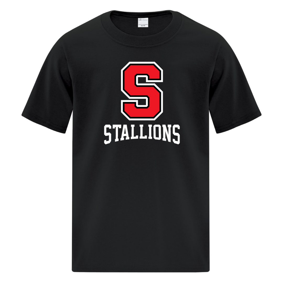 Cotton T-Shirt - S Logo - Youth