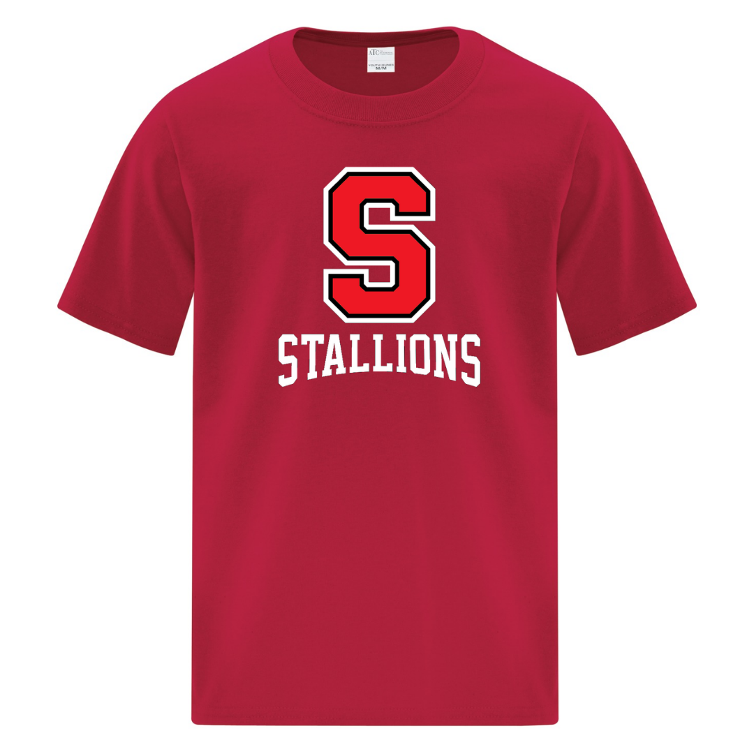 Cotton T-Shirt - S Logo - Youth