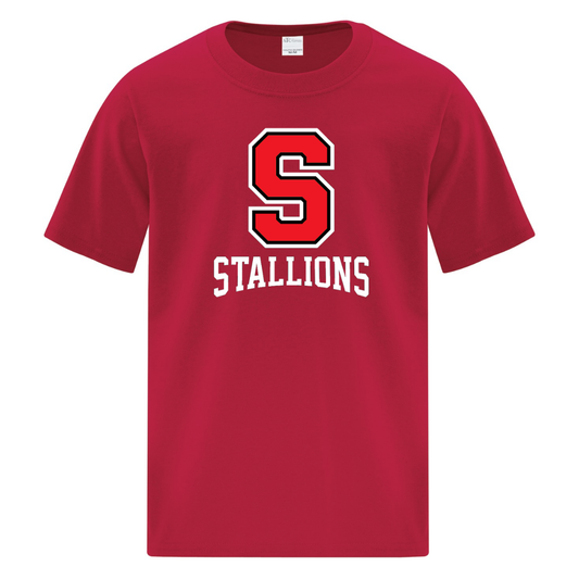 Cotton T-Shirt - S Logo - Youth