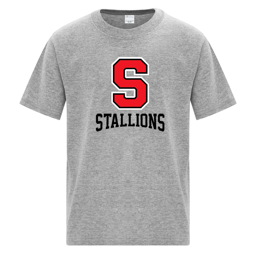 Cotton T-Shirt - S Logo - Youth