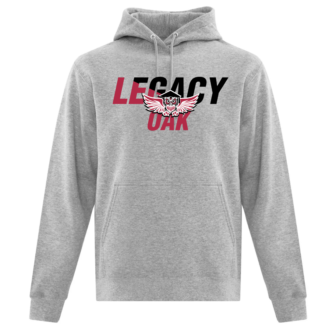 Cotton Hoodie - Legacy Oak Logo - Youth