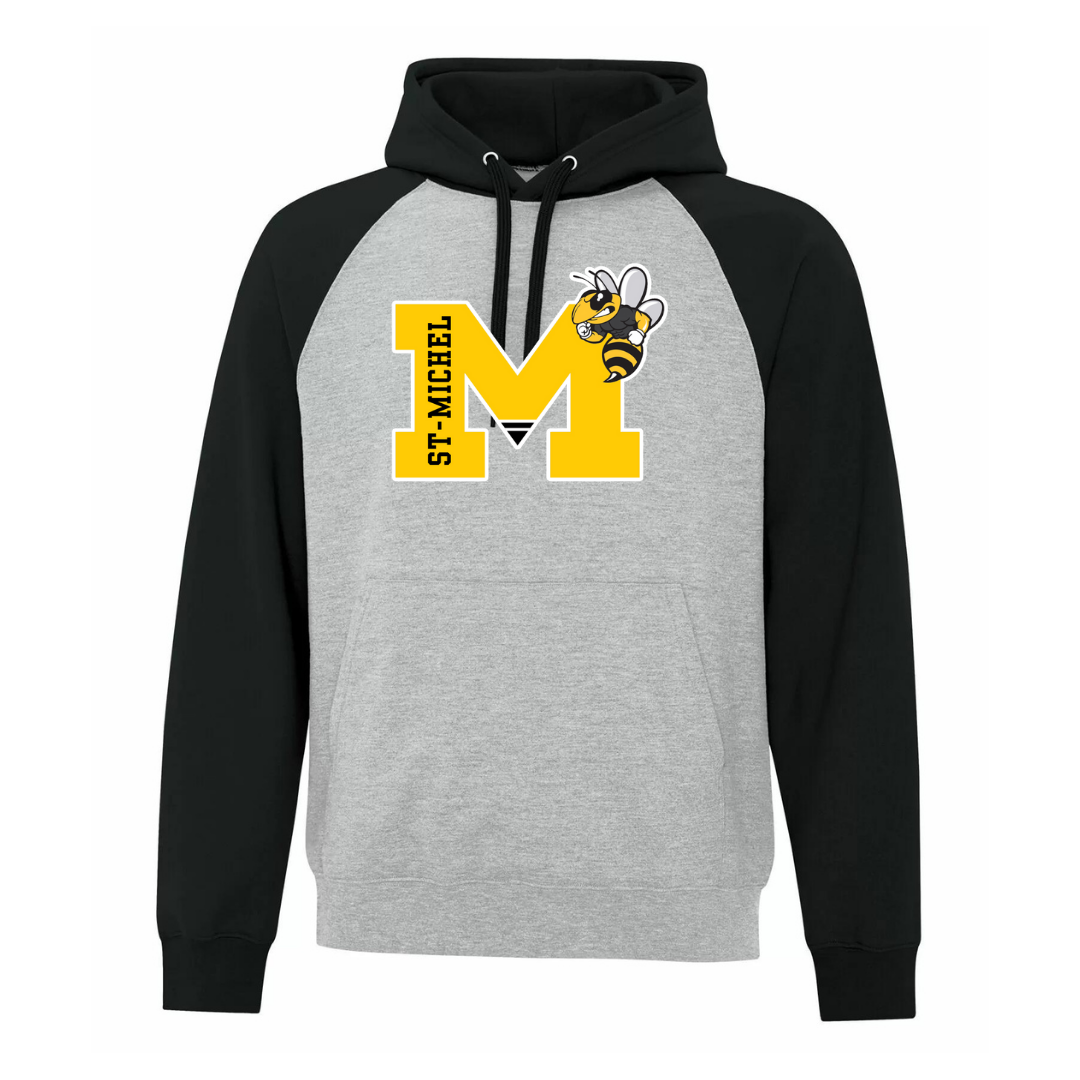 Two-Tone Fleece Hoodie