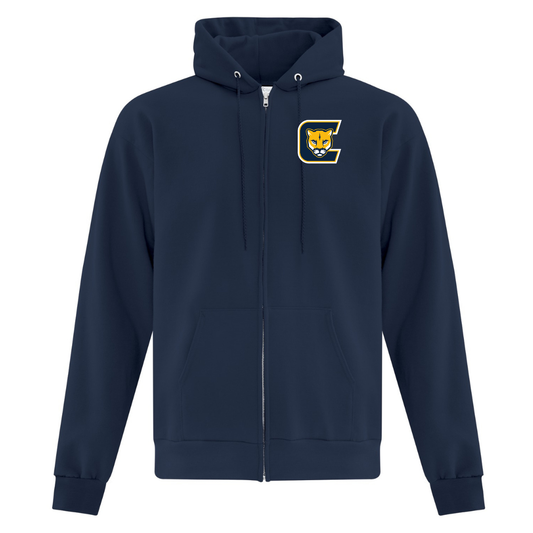 Cotton Full Zip Hoodie - Youth