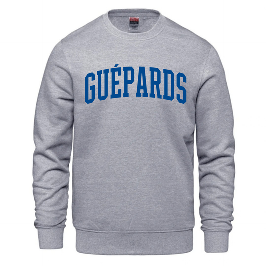 Cotton Fleece Crewneck - Sewn Text