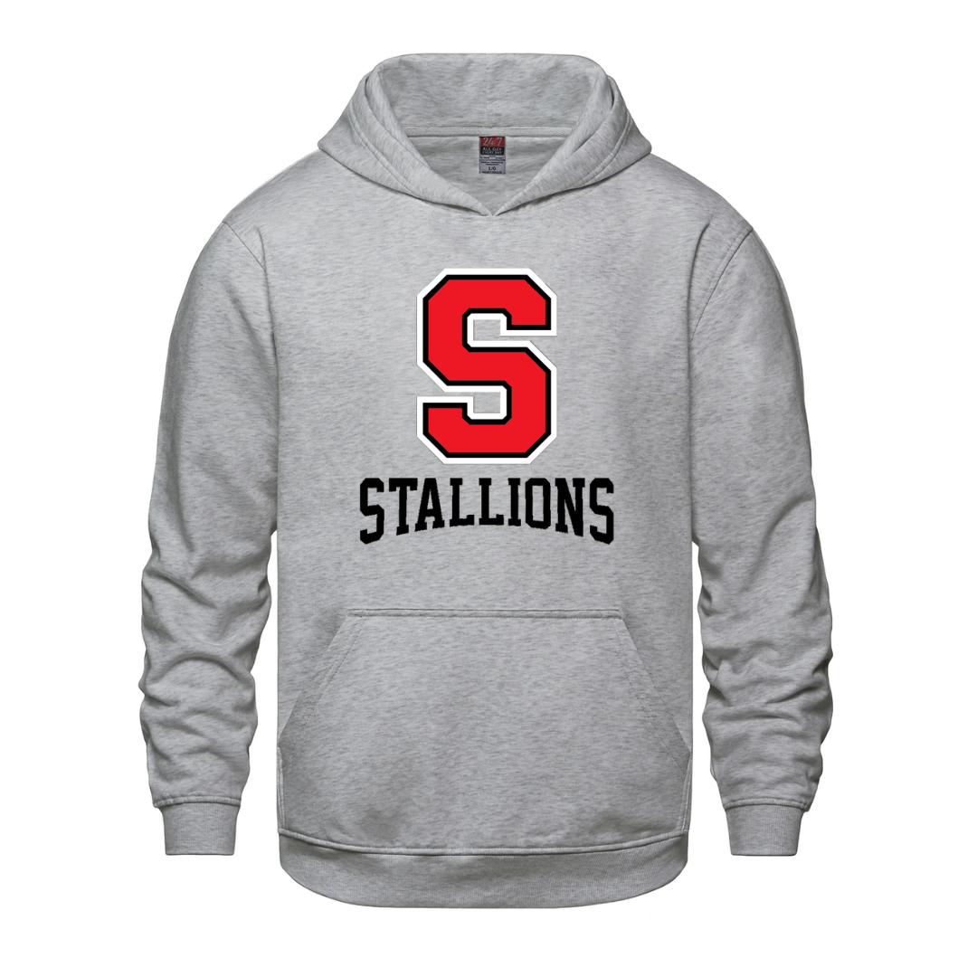 Cotton Fleece Hoodie - S Logo - Youth