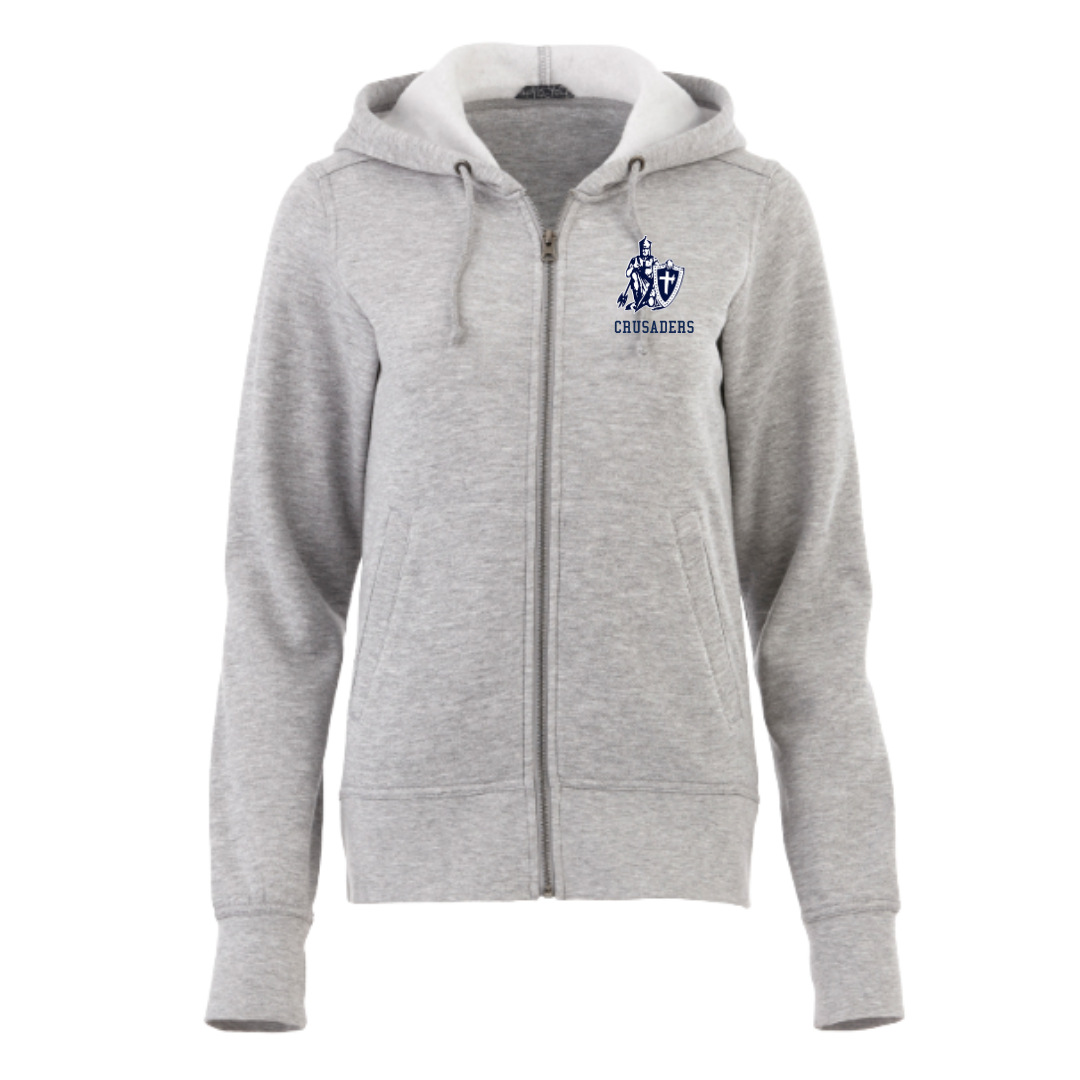 Cotton Full Zip Hoodie - Womens