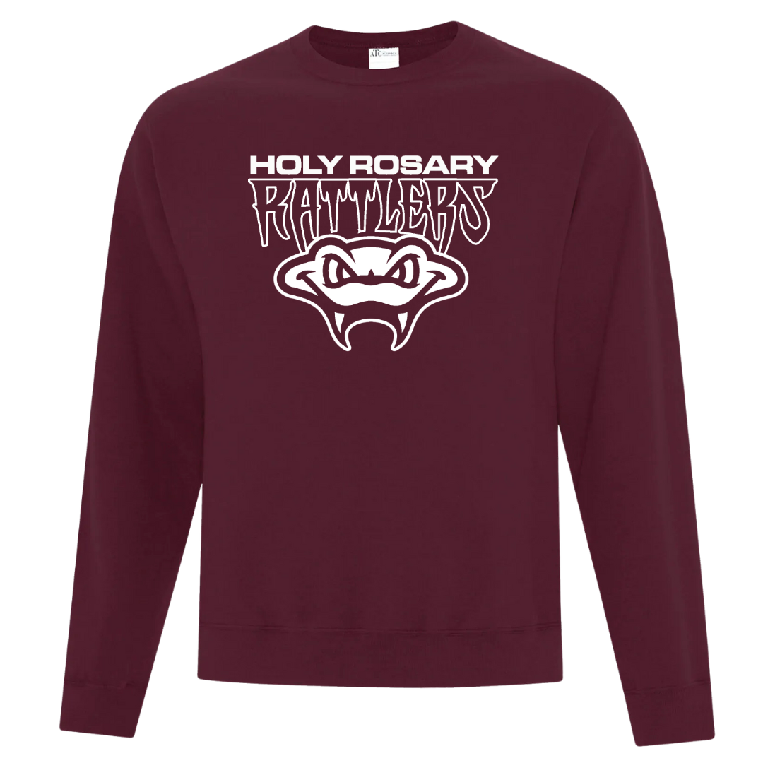 Cotton Crewneck - 1 Colour Print - Youth