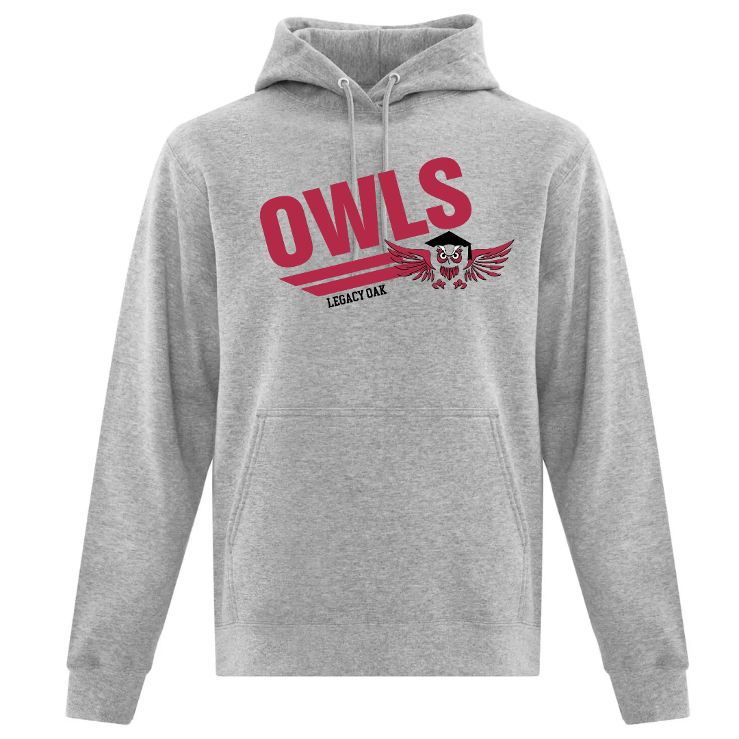 Cotton Hoodie - Owls Logo