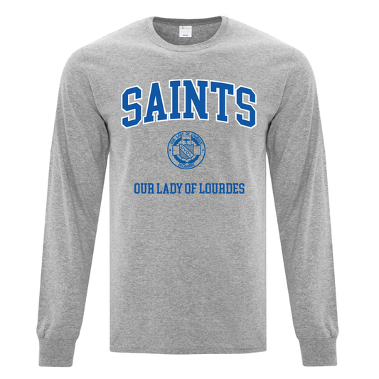 Cotton Longsleeve - Varsity Logo - Youth