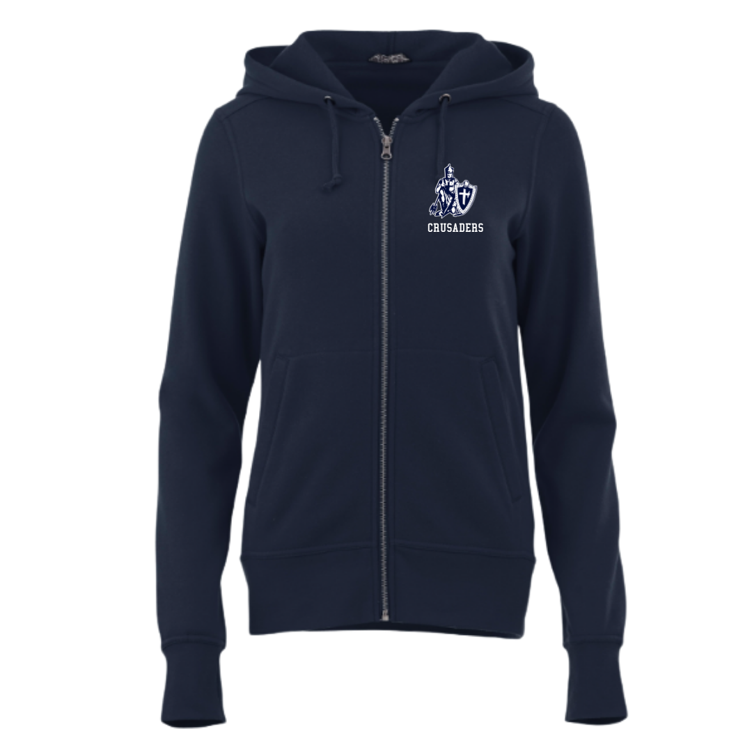 Cotton Full Zip Hoodie - Womens