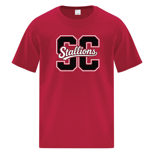 Cotton T-Shirt - SC Script Logo - Youth