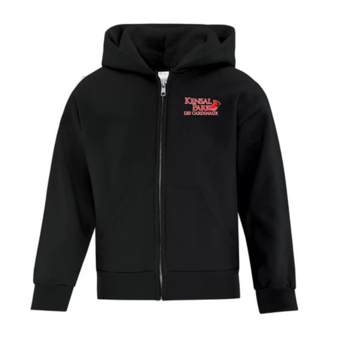 Cotton Fleece Full Zip - Youth
