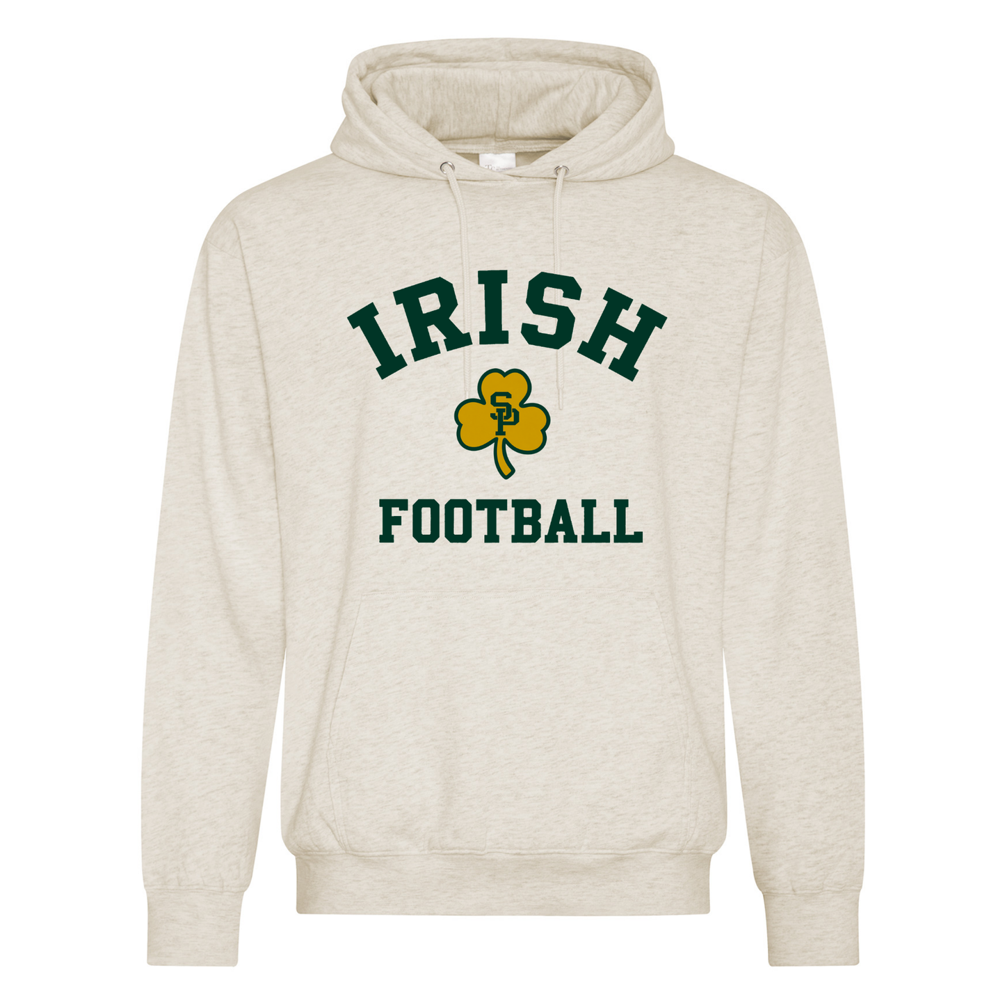Cotton Fleece Hoodie - Sewn/Embroidered Logo