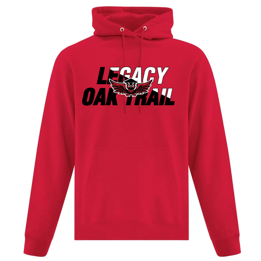 Cotton Hoodie - Legacy Oak Logo - Youth