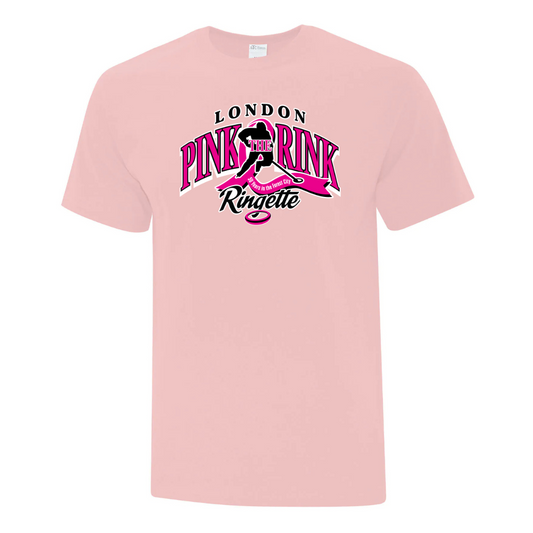 Ringette Pink The Rink Tee - Youth