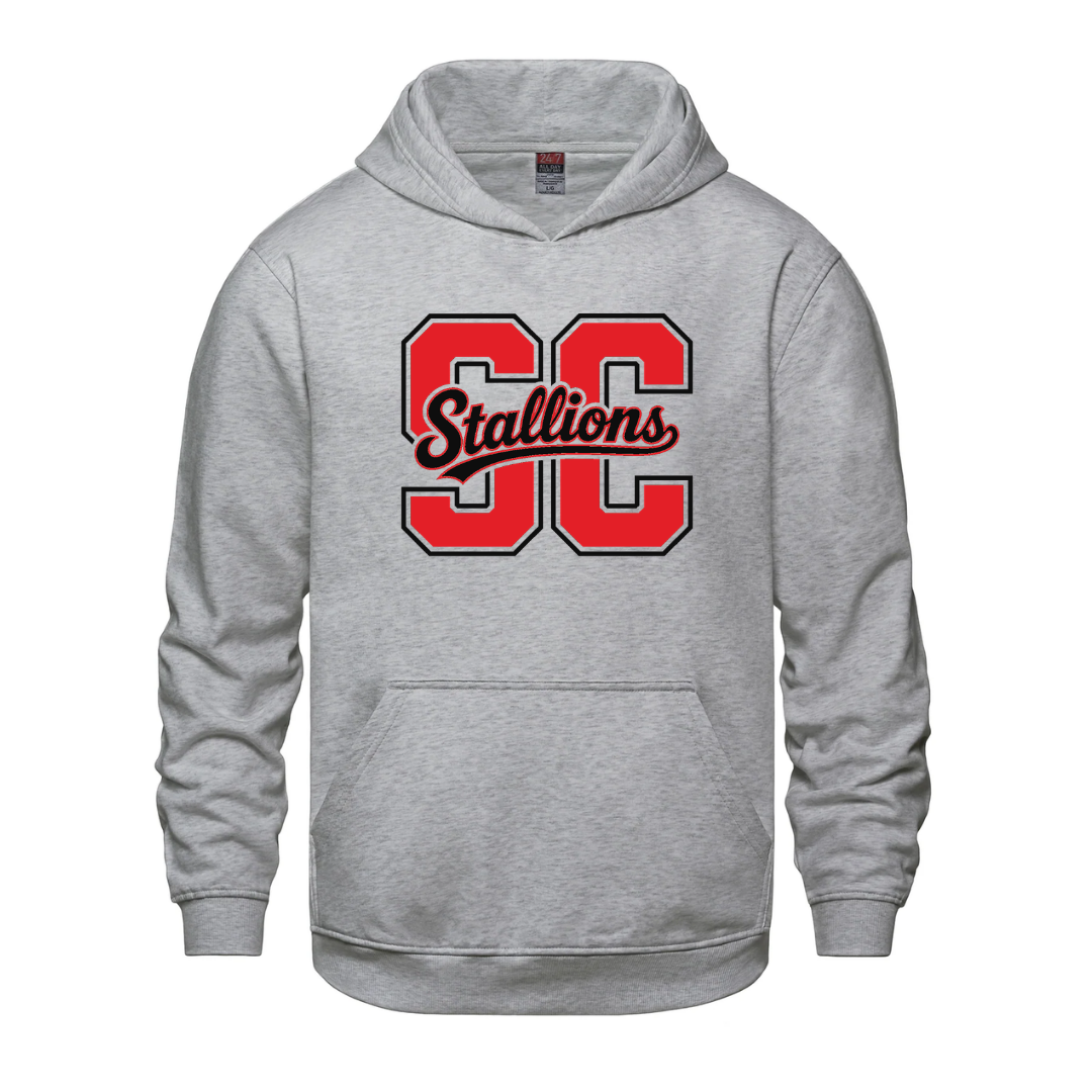 Cotton Fleece Hoodie - SC Script Logo - Youth