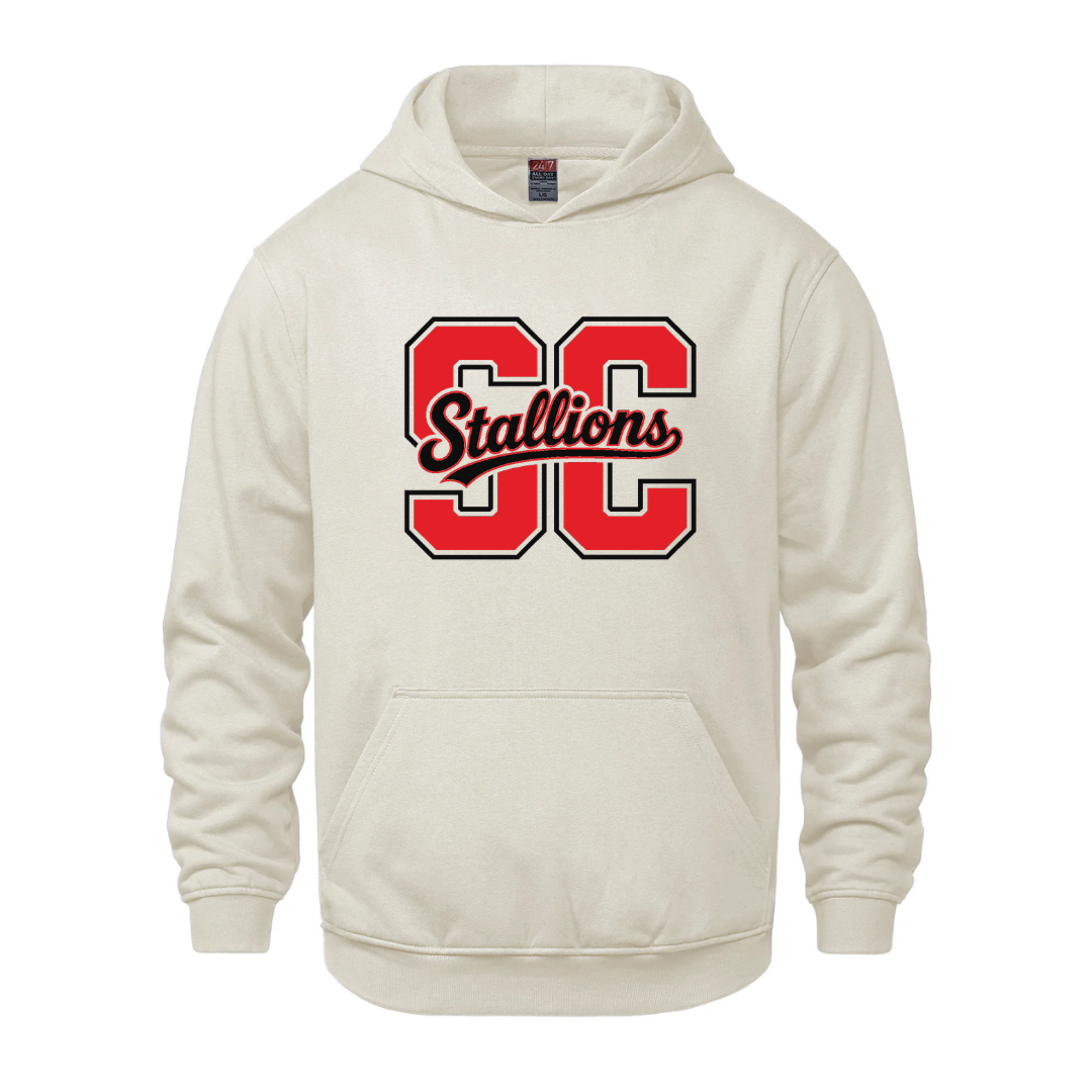 Cotton Fleece Hoodie - SC Script Logo - Youth