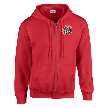 Cotton Fleece Full Zip Hoodie - Youth