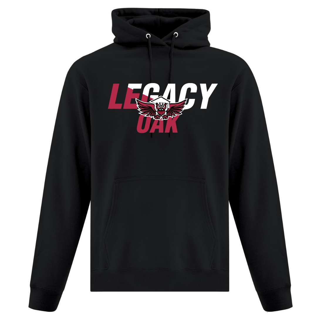 Cotton Hoodie - Legacy Oak Logo - Youth