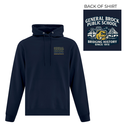 Cotton Hoodie - Back Logo - Youth