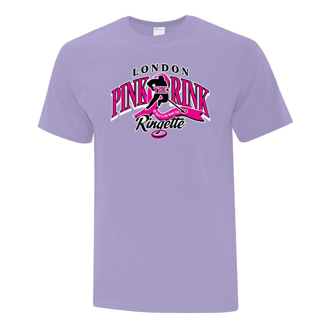 Ringette Pink The Rink Tee - Youth