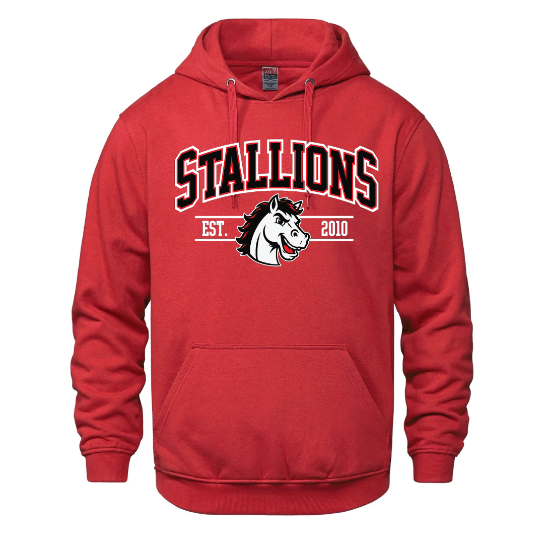 Cotton Fleece Hoodie - EST 2010 Logo