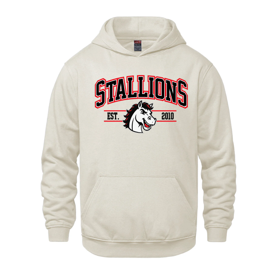 Cotton Fleece Hoodie - EST 2010 Logo - Youth