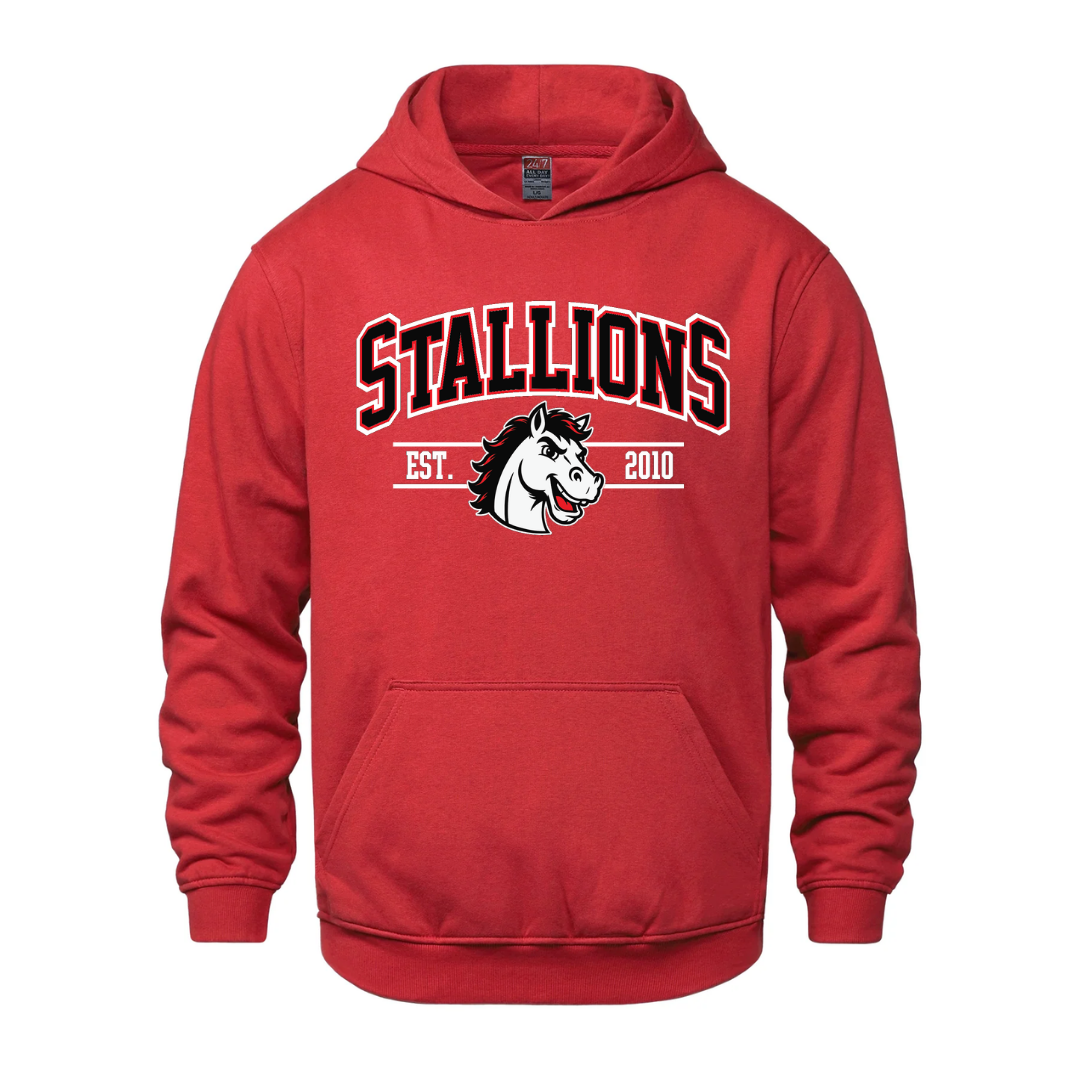 Cotton Fleece Hoodie - EST 2010 Logo - Youth