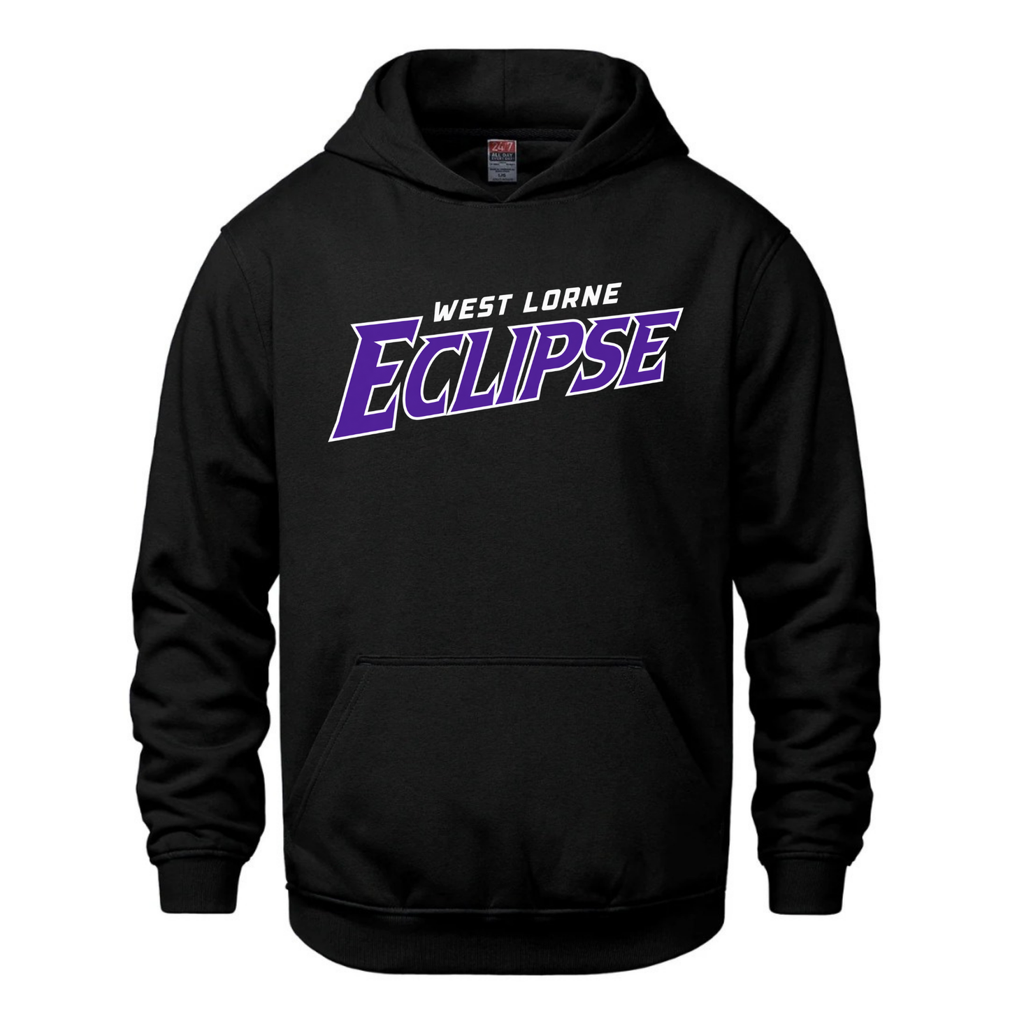Cotton Fleece Hoodie - Text Logo - Youth