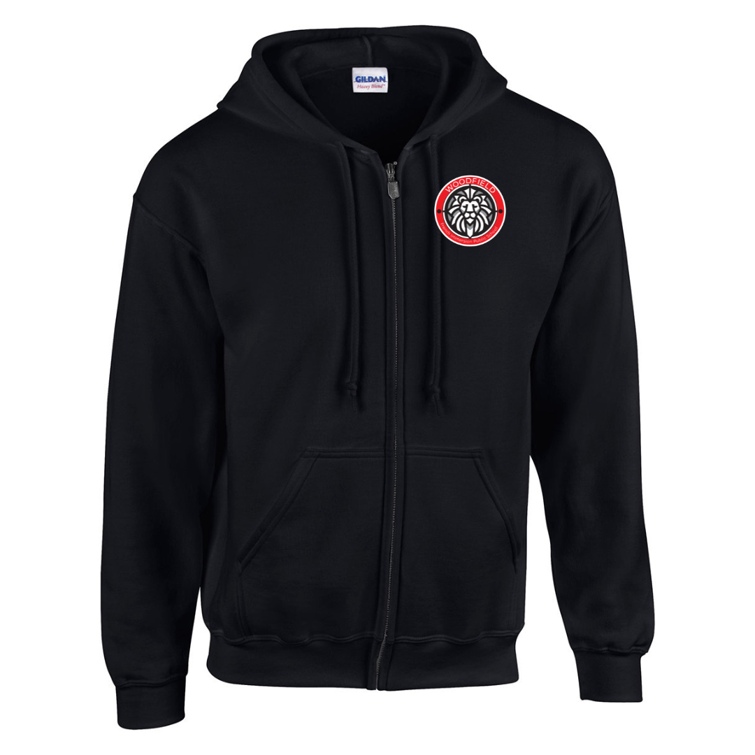 Cotton Fleece Full Zip Hoodie - Youth