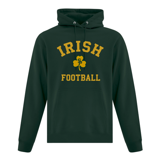 Cotton Fleece Hoodie - Sewn/Embroidered Logo