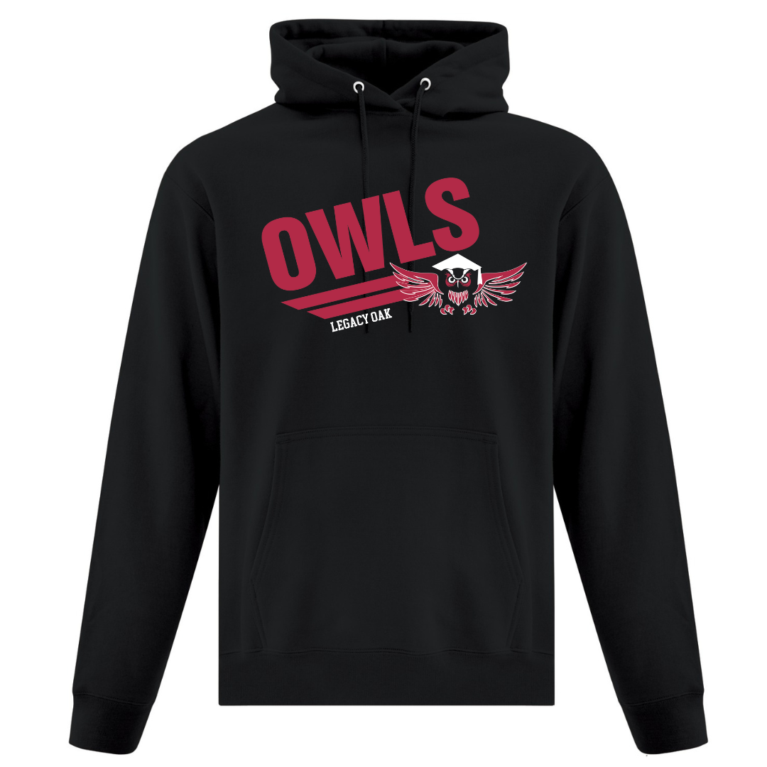 Cotton Hoodie - Owls Logo