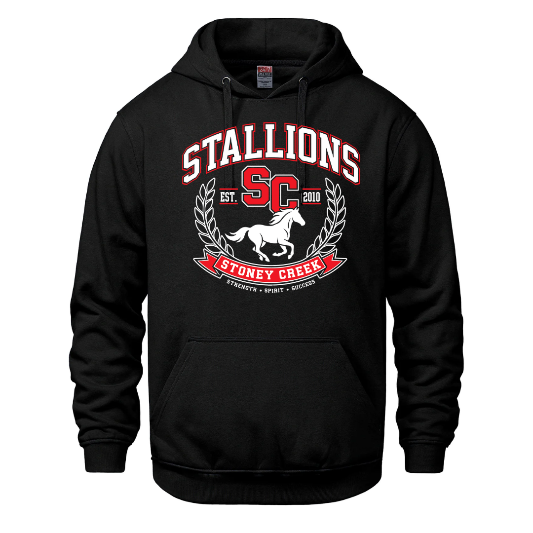Cotton Fleece Hoodie - Banner Logo