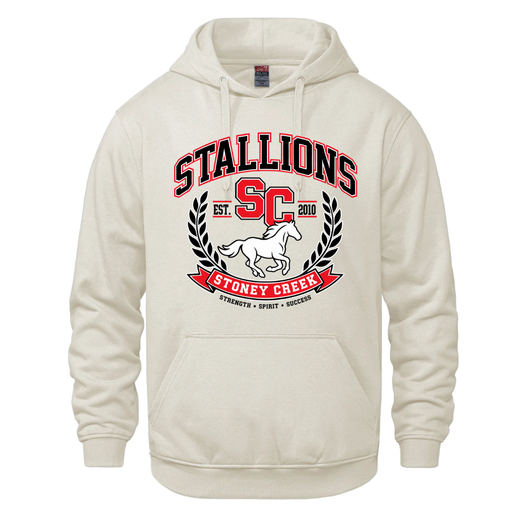 Cotton Fleece Hoodie - Banner Logo